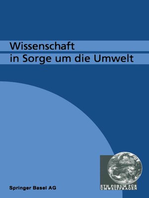 cover image of Wissenschaft in Sorge um die Umwelt